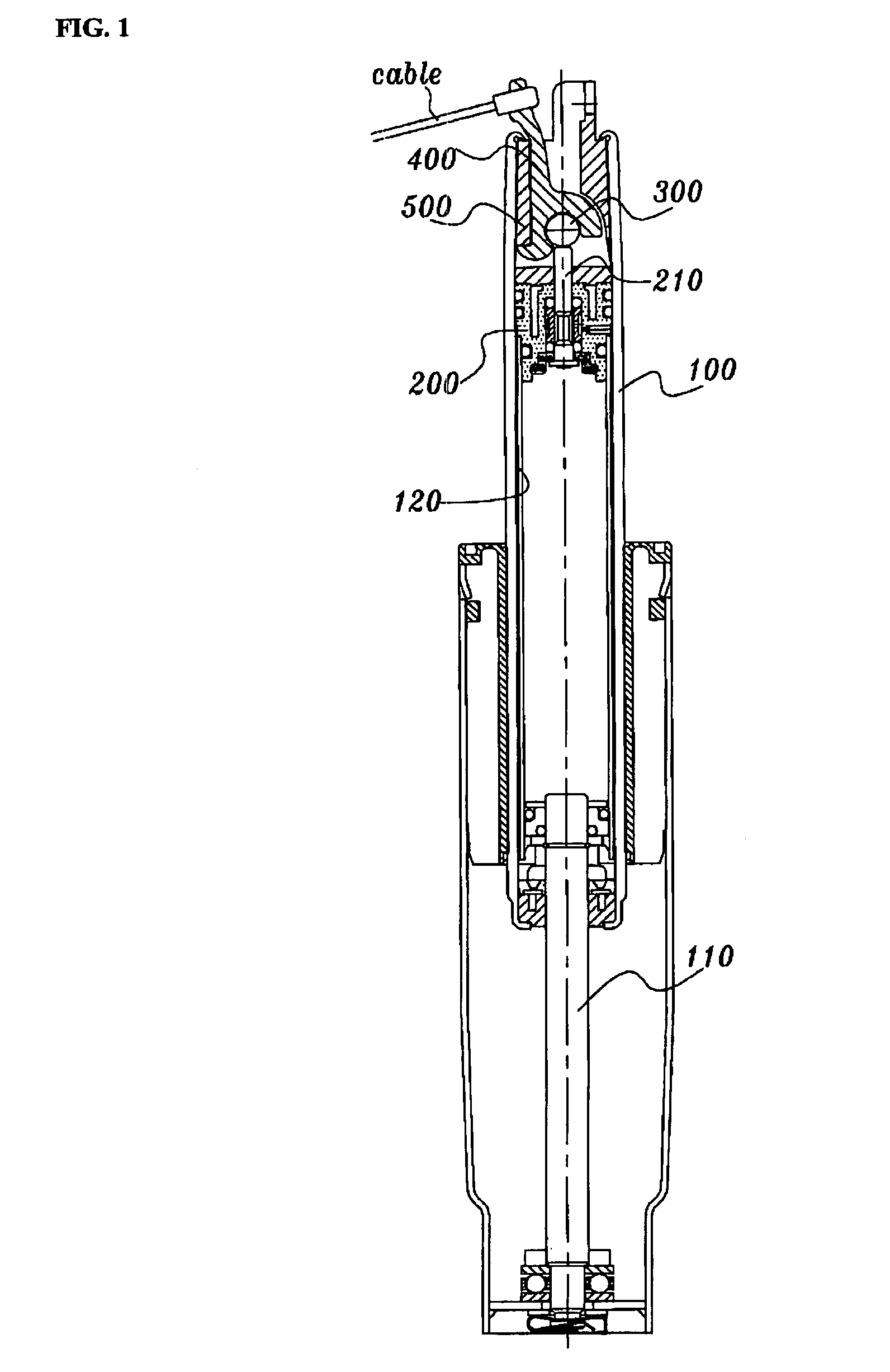 Opening and closing switch structure for valve pin control of gas cylinder