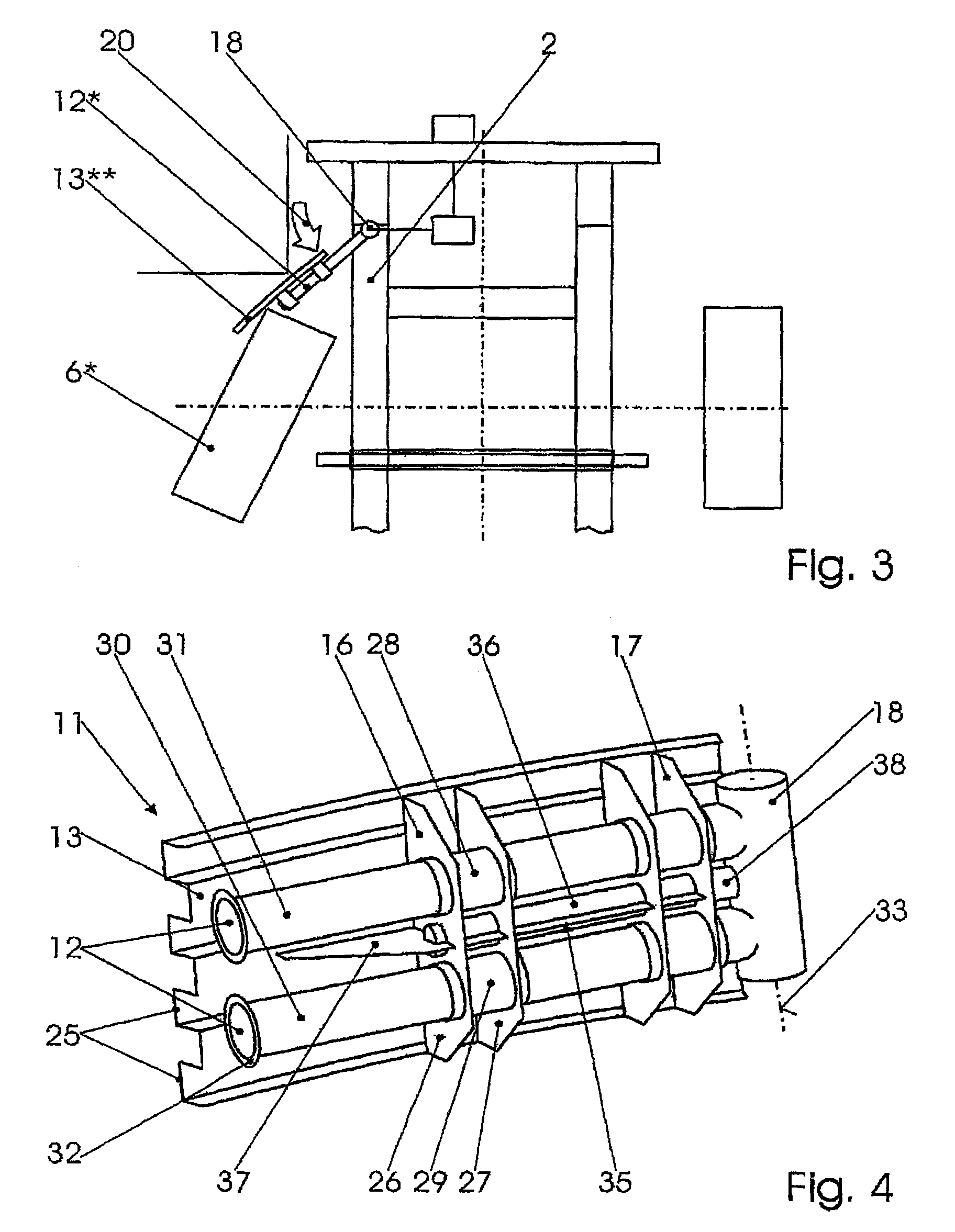 Deflector device for partially overlapping frontal collision of motor vehicles