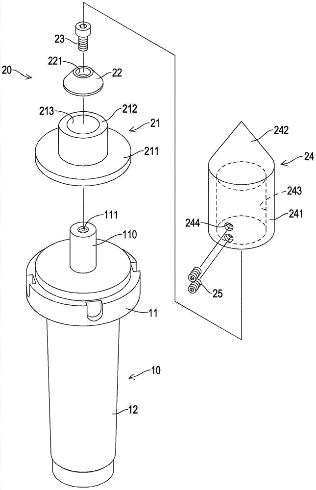 The thimble device with the head can be automatically swung