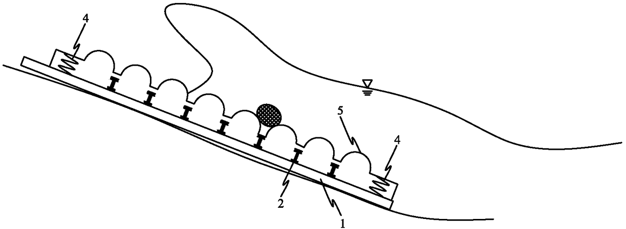 An on-site simulation test device for the migration distance of boulders under the action of tidal currents