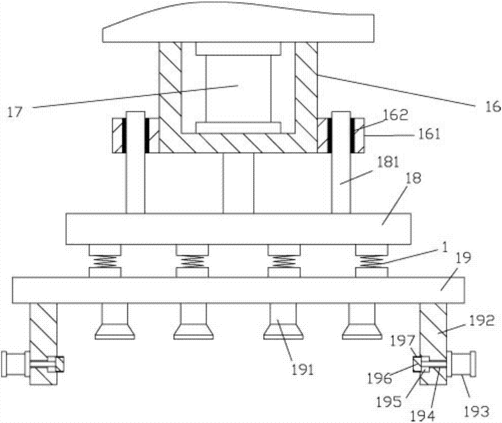 Board grabbing and putting mechanism for PCB board splitting machine