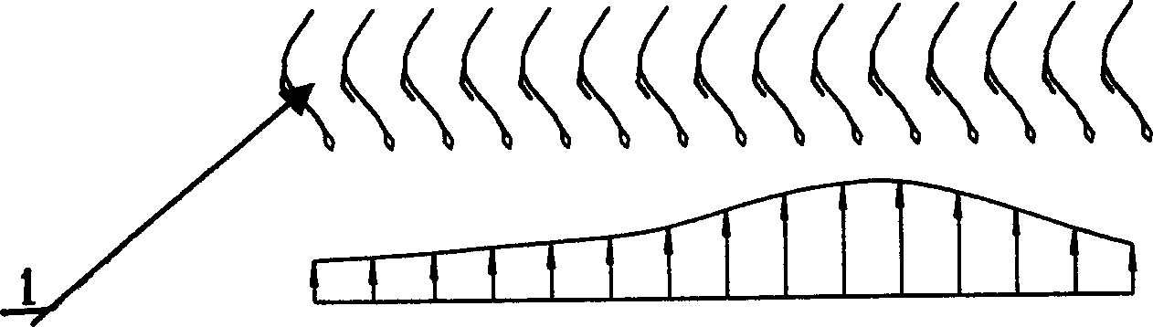 Flow field adaptation type demister