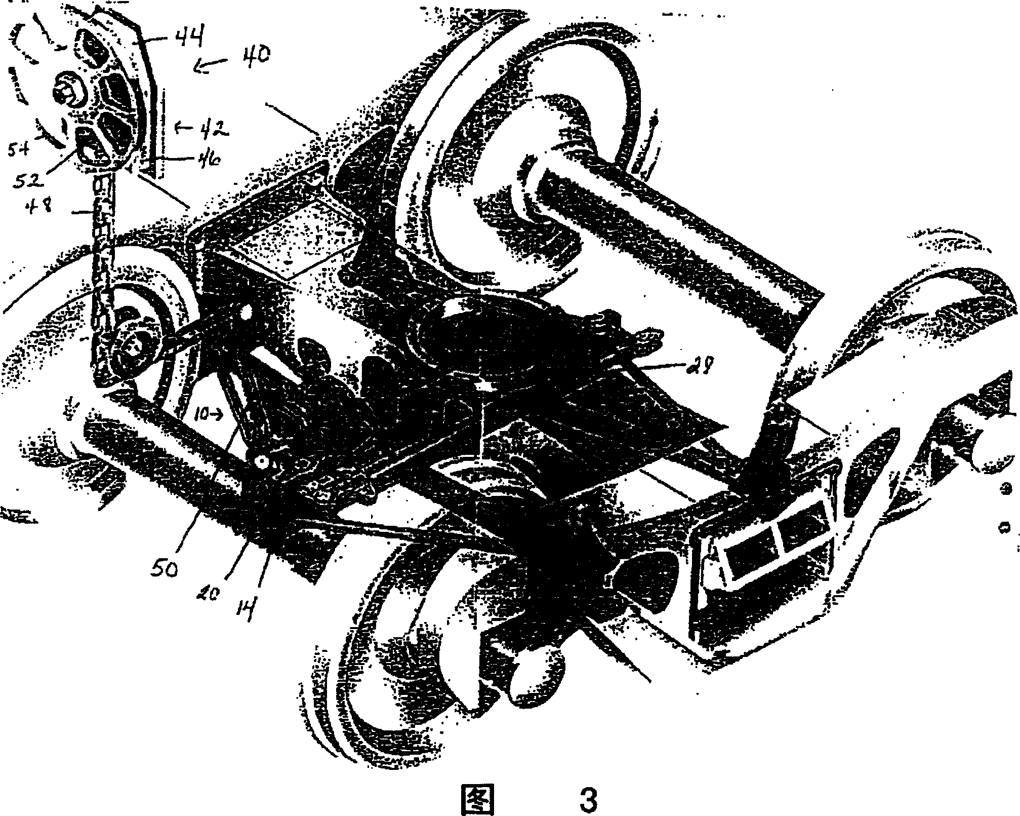 Car stopping brake member of applied spring