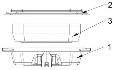 Installation sealing device of automobile controller and installation method of automobile controller