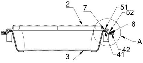 Installation sealing device of automobile controller and installation method of automobile controller