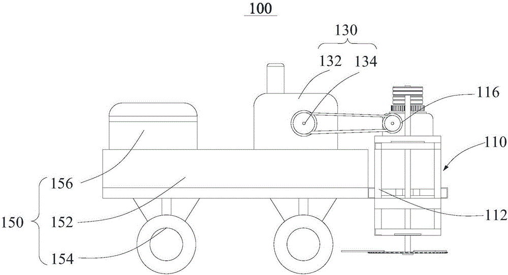 Land leveling device and land leveler