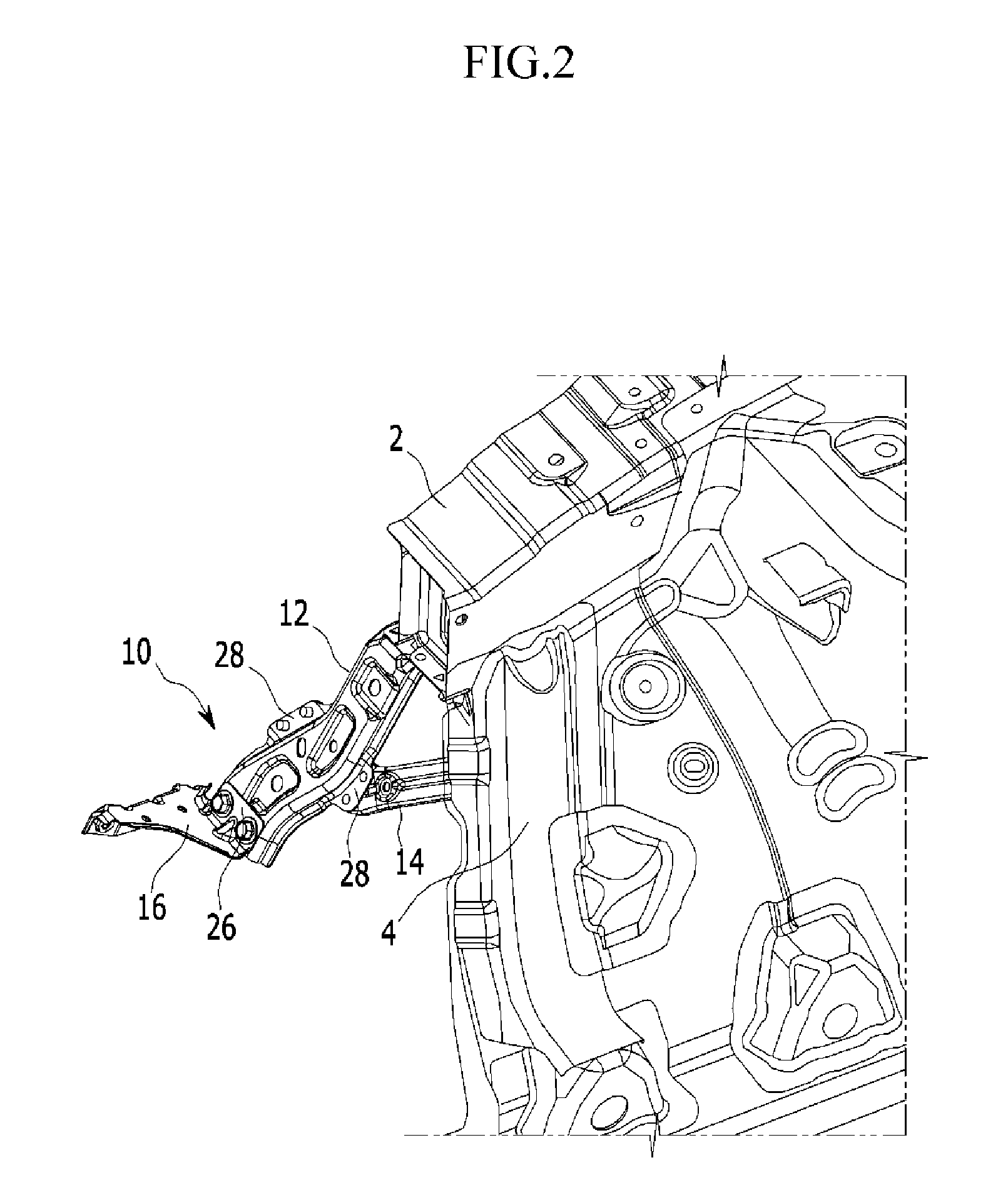 Bumper cover fixing bracket of vehicle