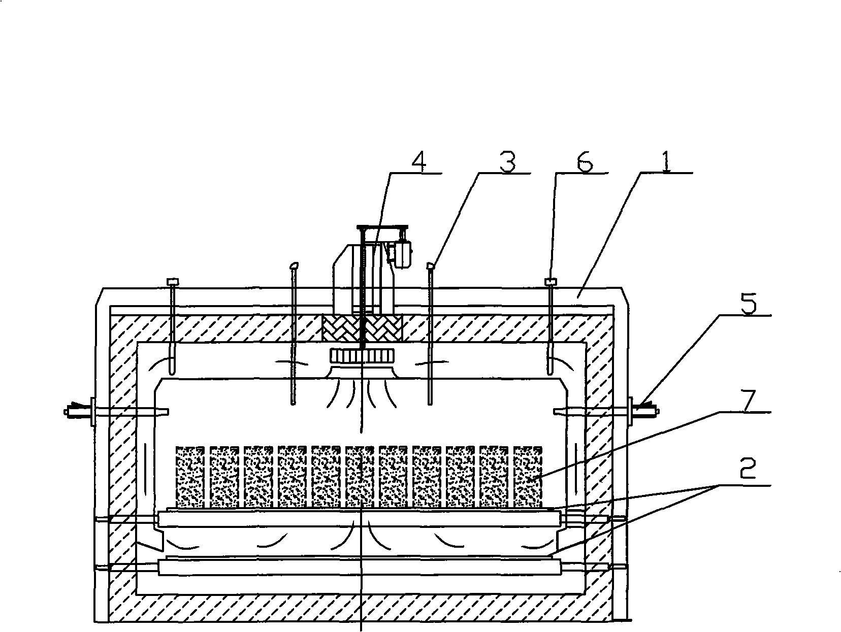 Annealing process and equipment for foamed glass blank