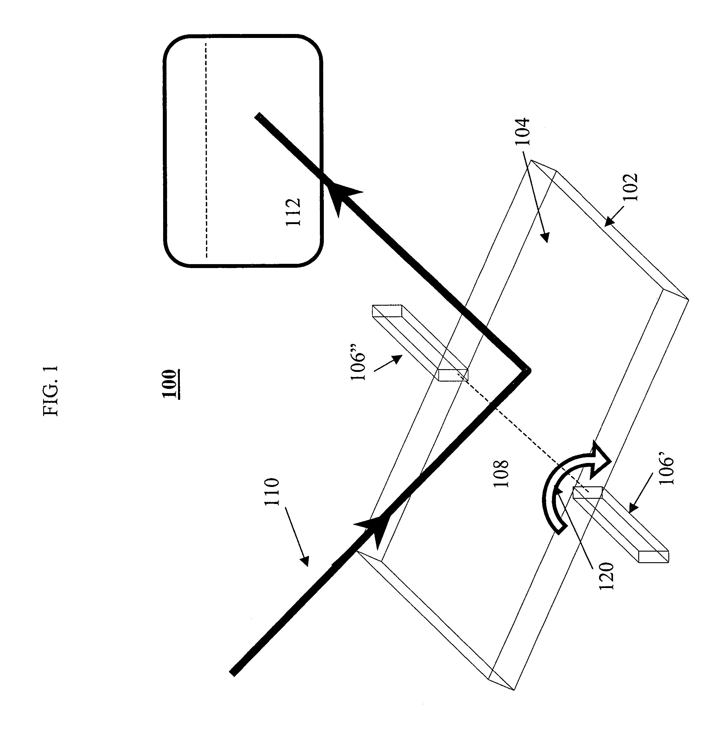 Bouncing mode operated scanning micro-mirror