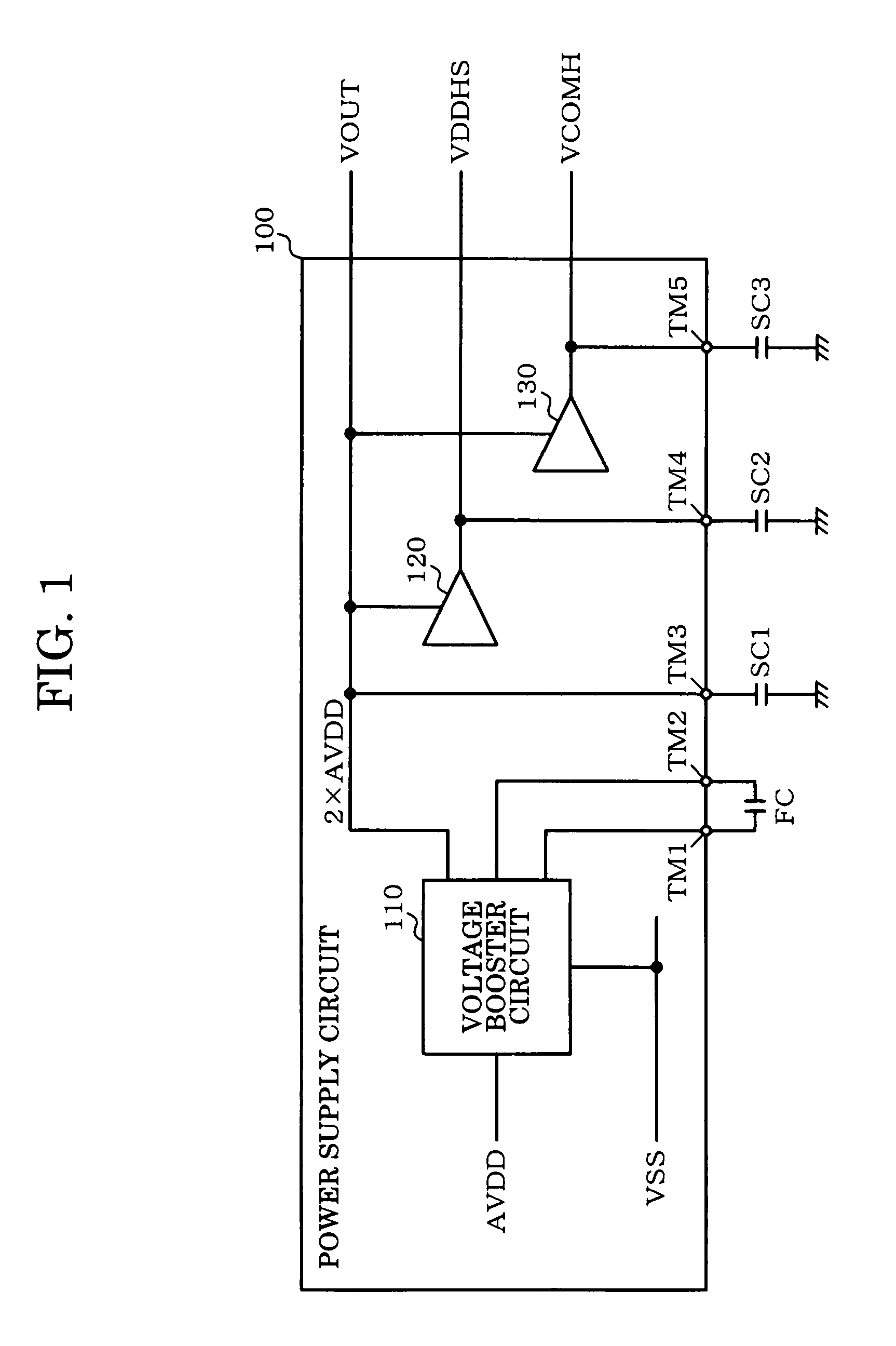 Power supply circuit, display driver, electro-optical device, and electronic instrument