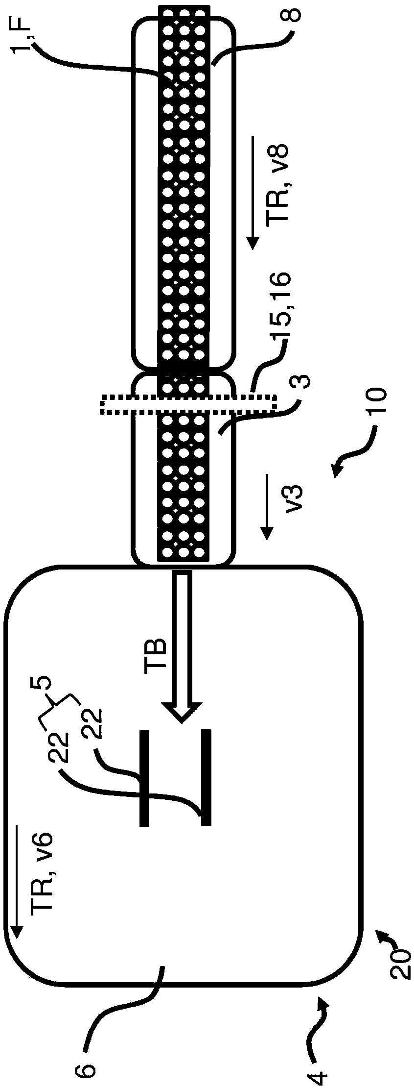 Method and apparatus for handling piece goods moved one after another in at least one row