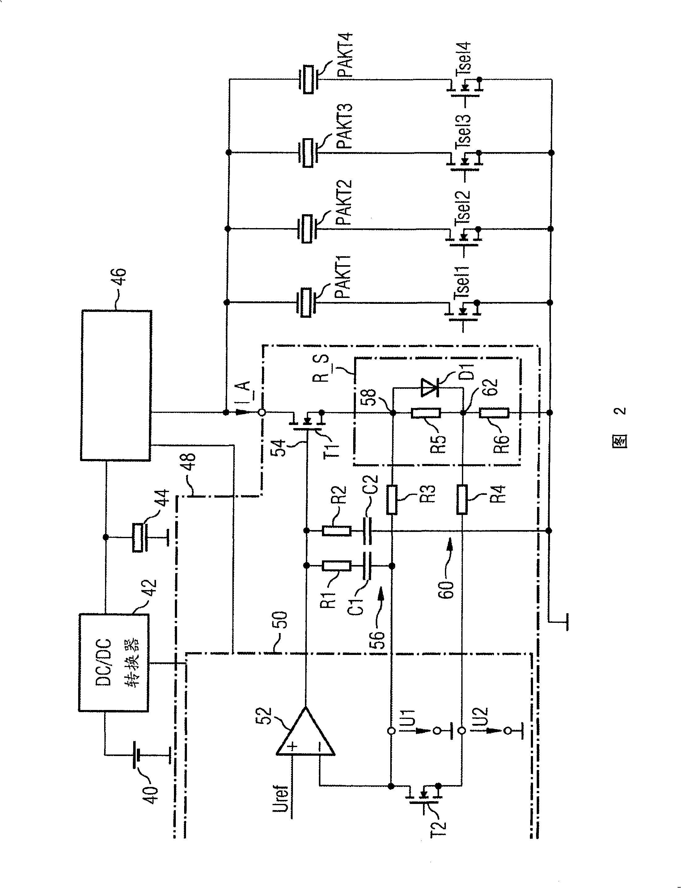 Current source, control device and method for operating said control device