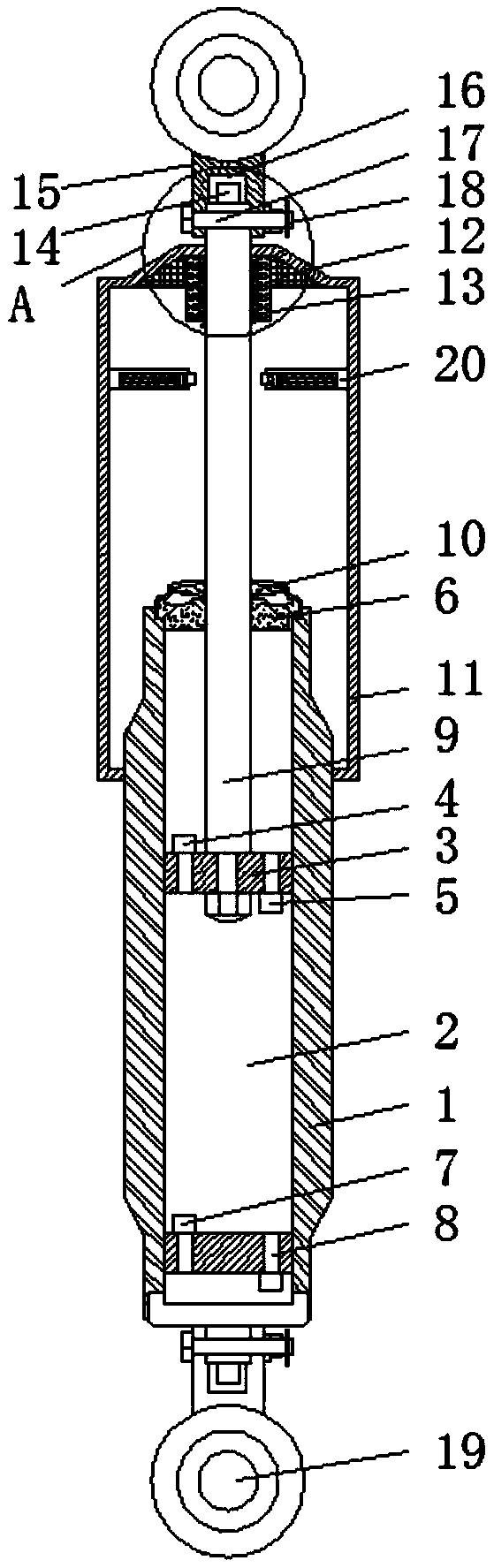 Damper for automotive suspension system