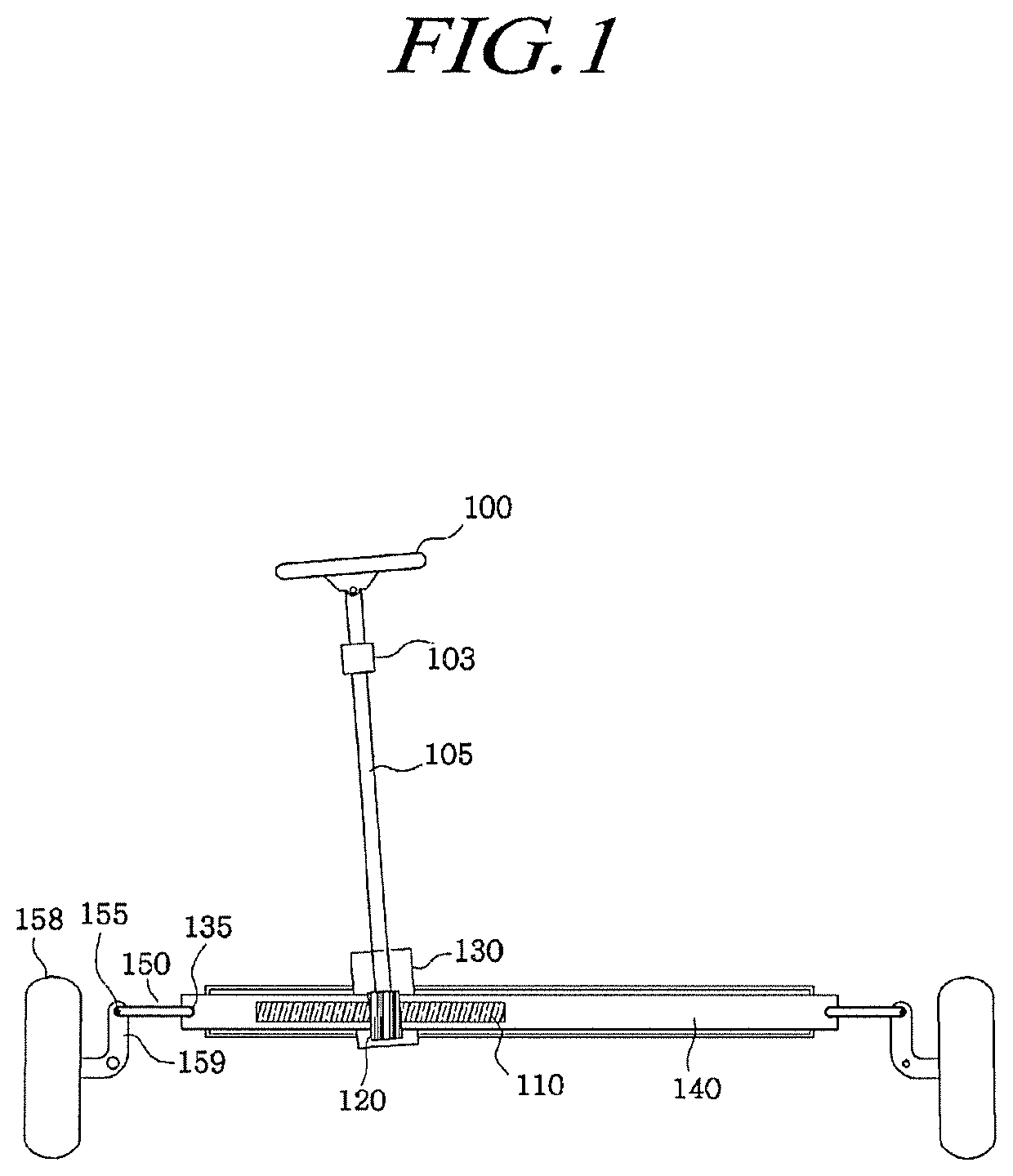 Rack bar supporting device of steering apparatus for vehicle