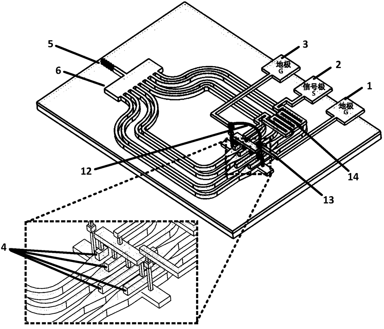 A high-power and large-bandwidth germanium-silicon photodetector