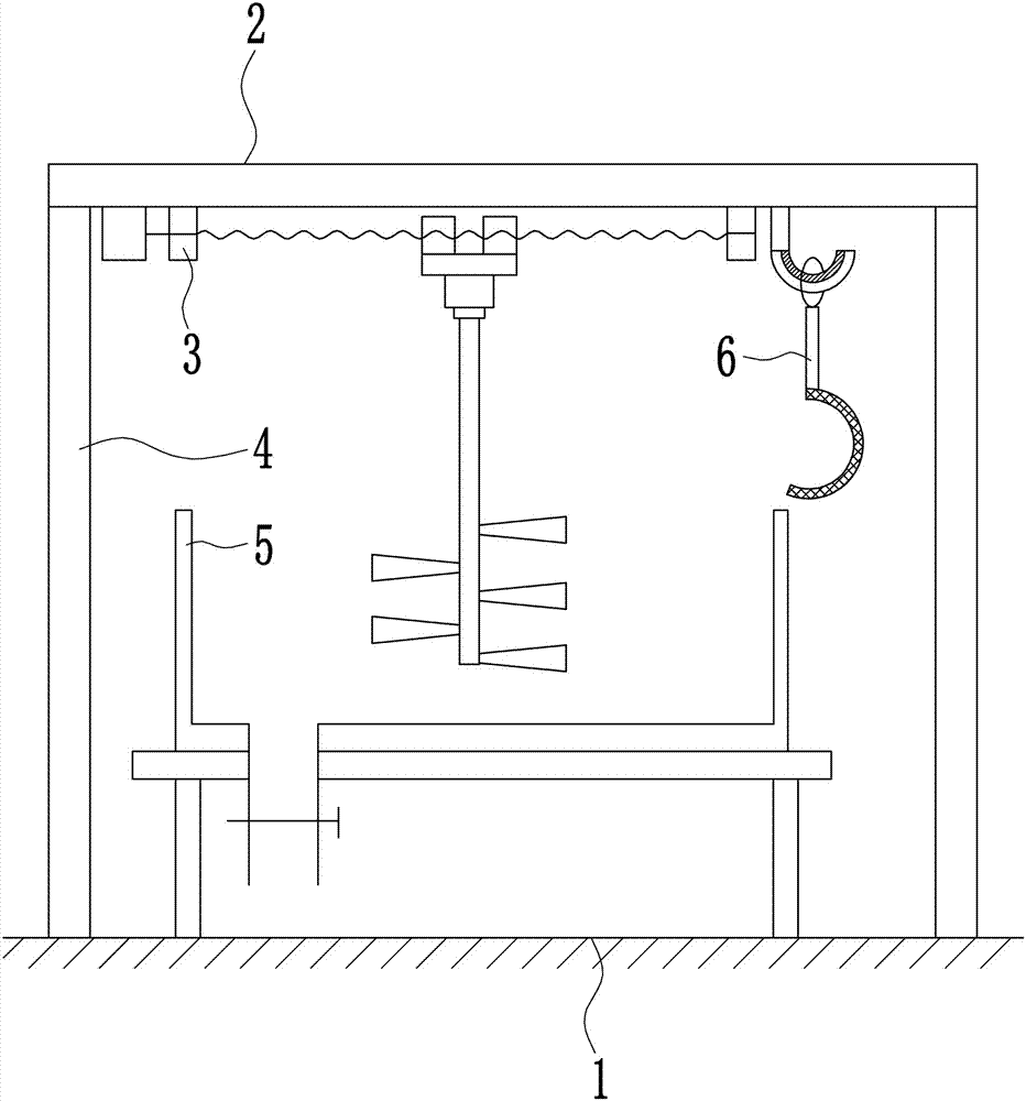 Wool cleaning device for stock farming