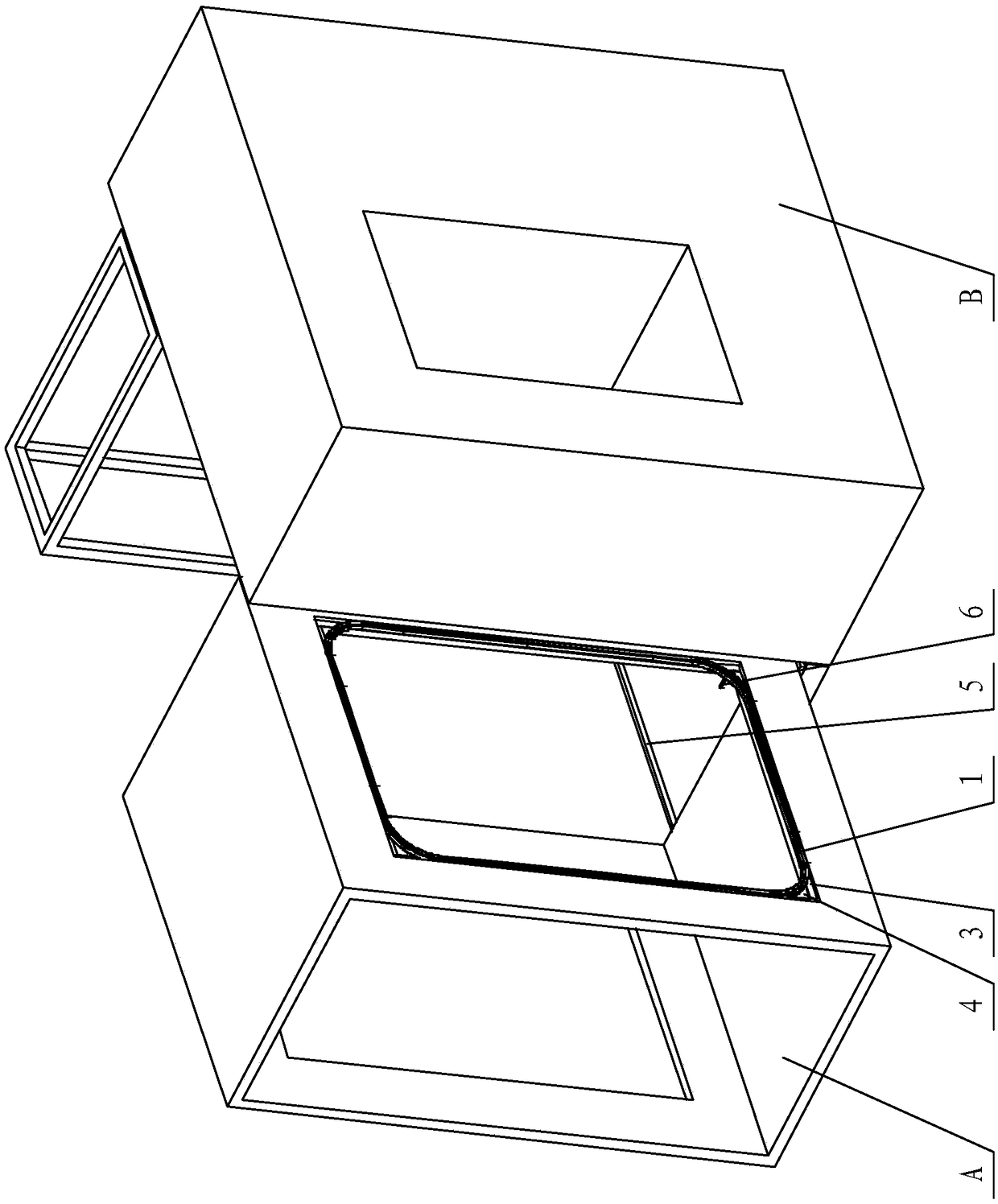 A movable inflatable sealing device and a method of using the same