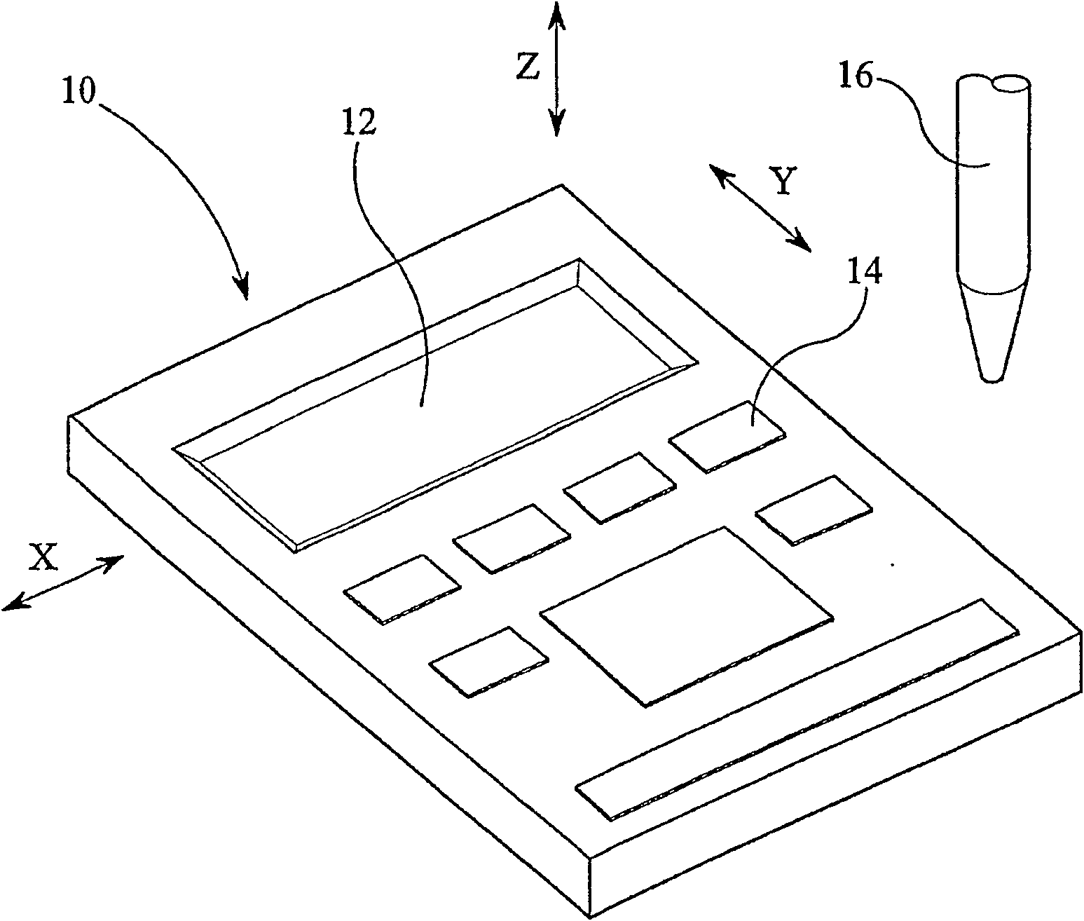 Electronic input equipment