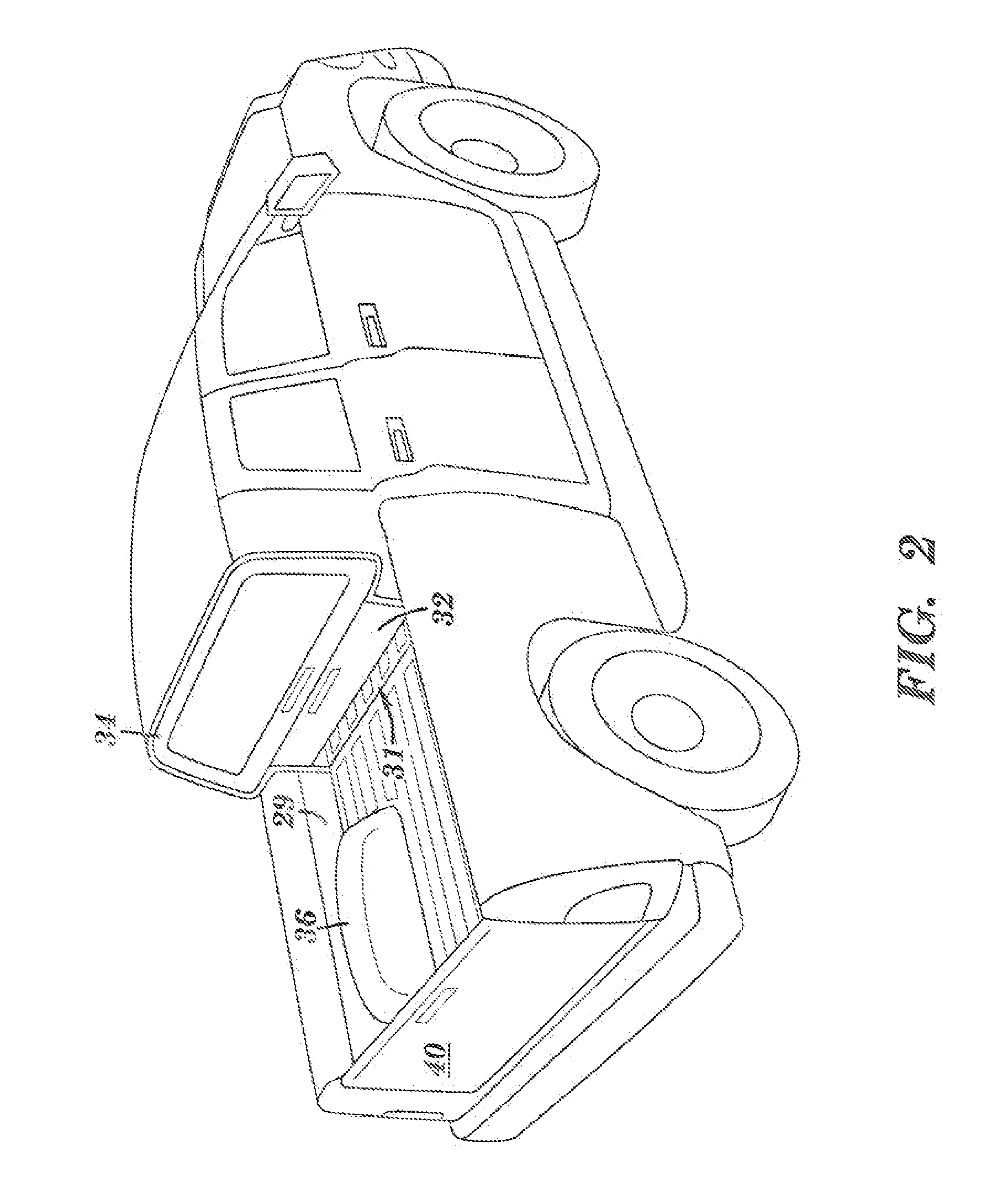 Vehicle body with passenger compartment over cargo bed