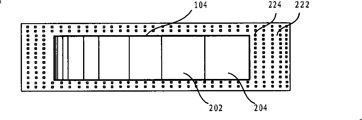 Test substrate, test substrate mask and test substrate forming method