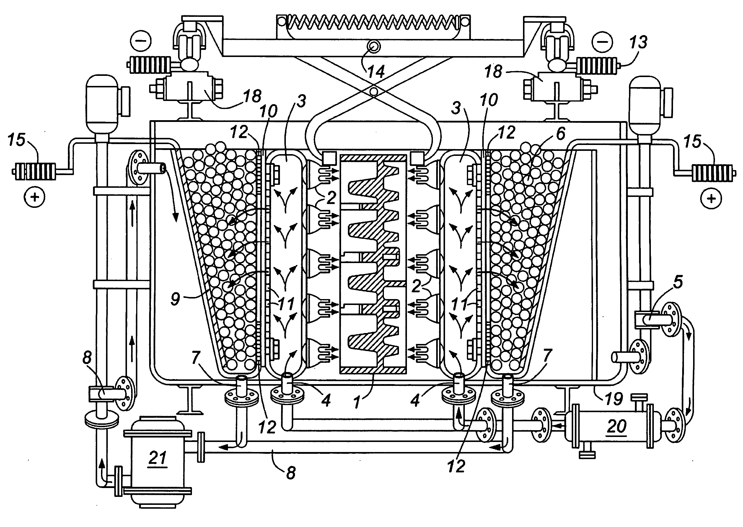 Plating apparatus with direct electrolyte distribution system