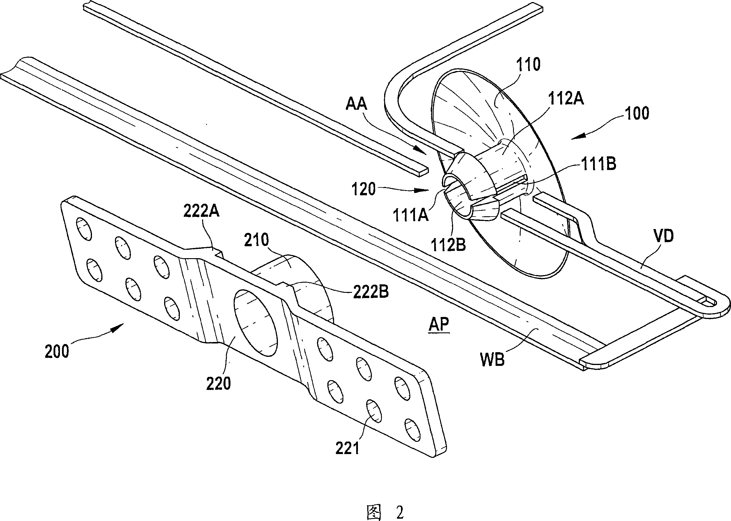 Connector for automobile component