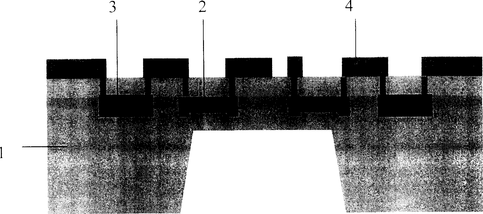 NEMS piezoresistive pressure sensor chip and its making process