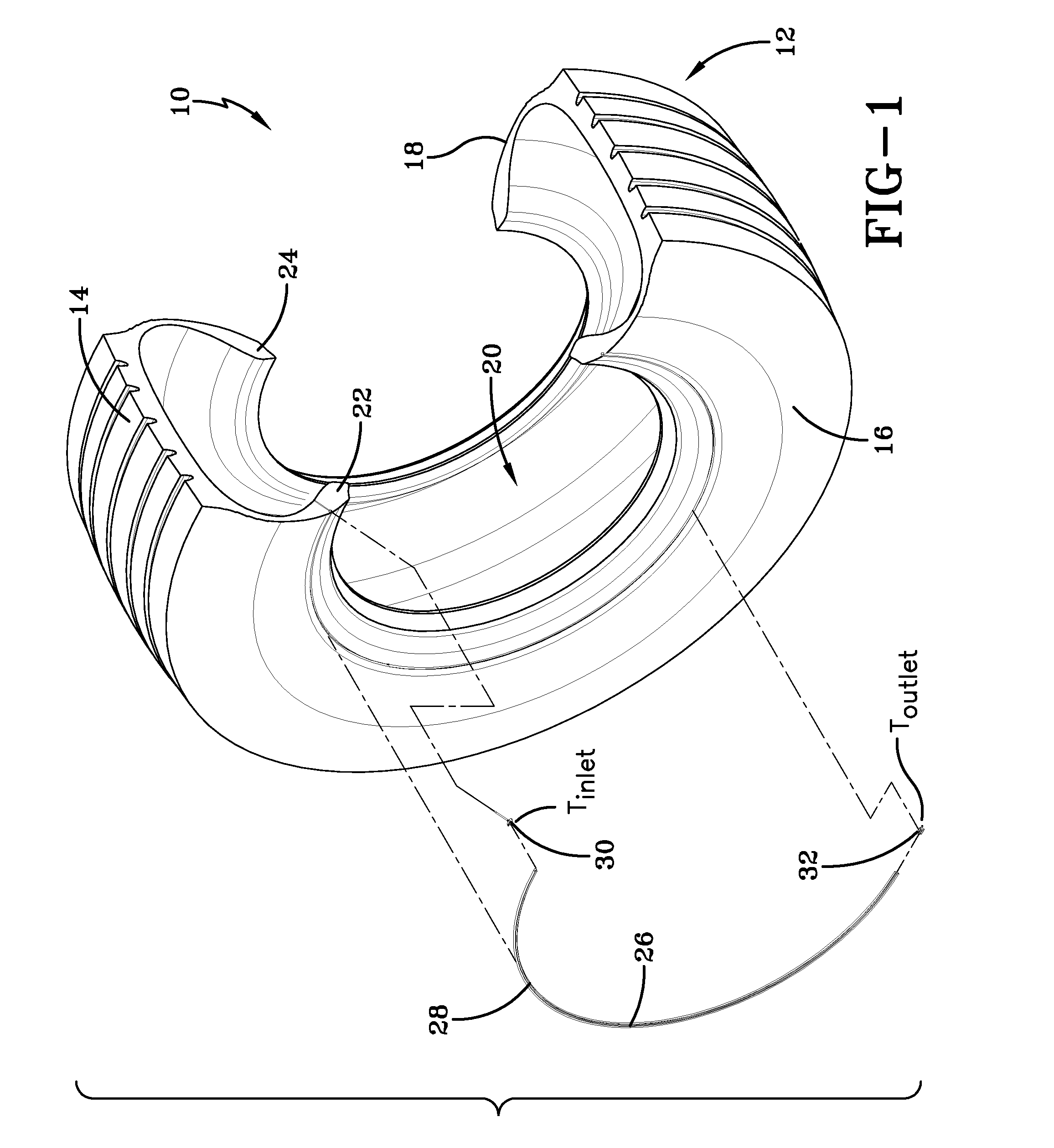 Vein pump assembly for air maintenance tire