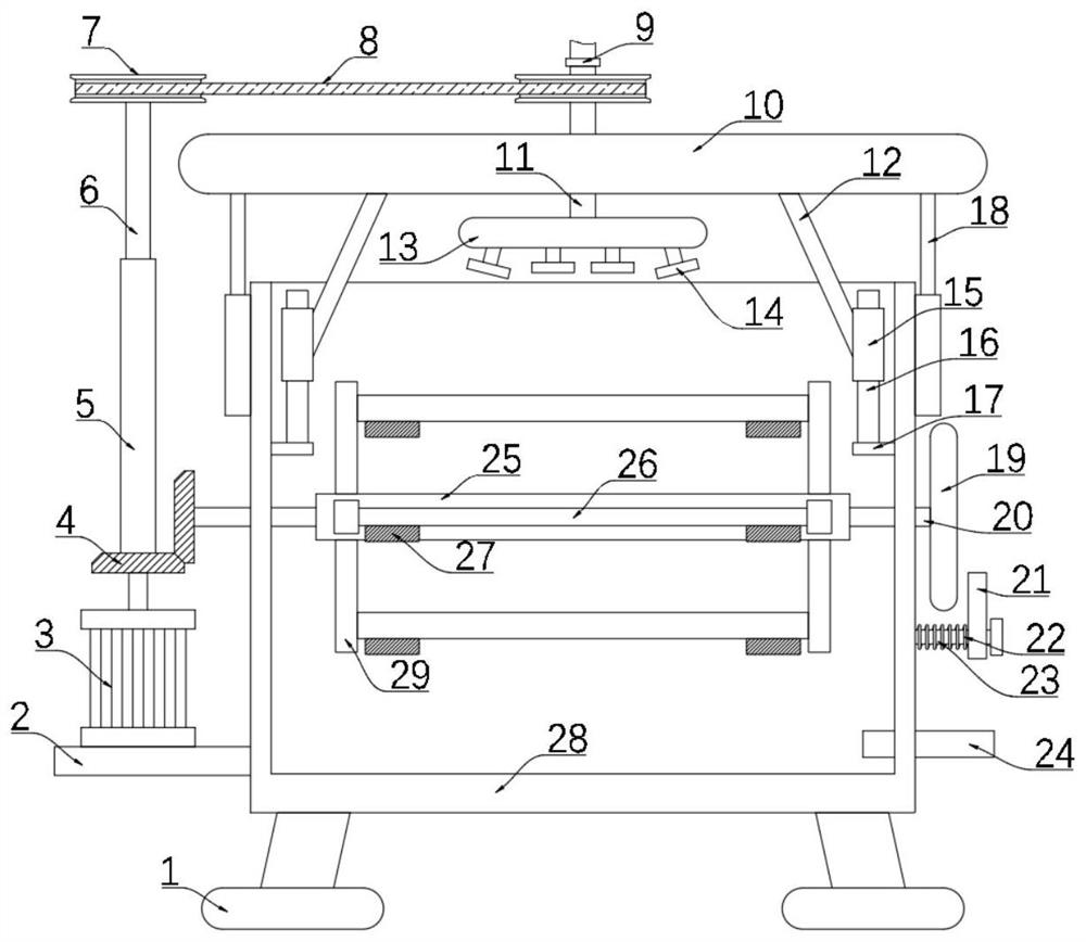 Disinfection device with instrument tray and capable of selectively disinfection