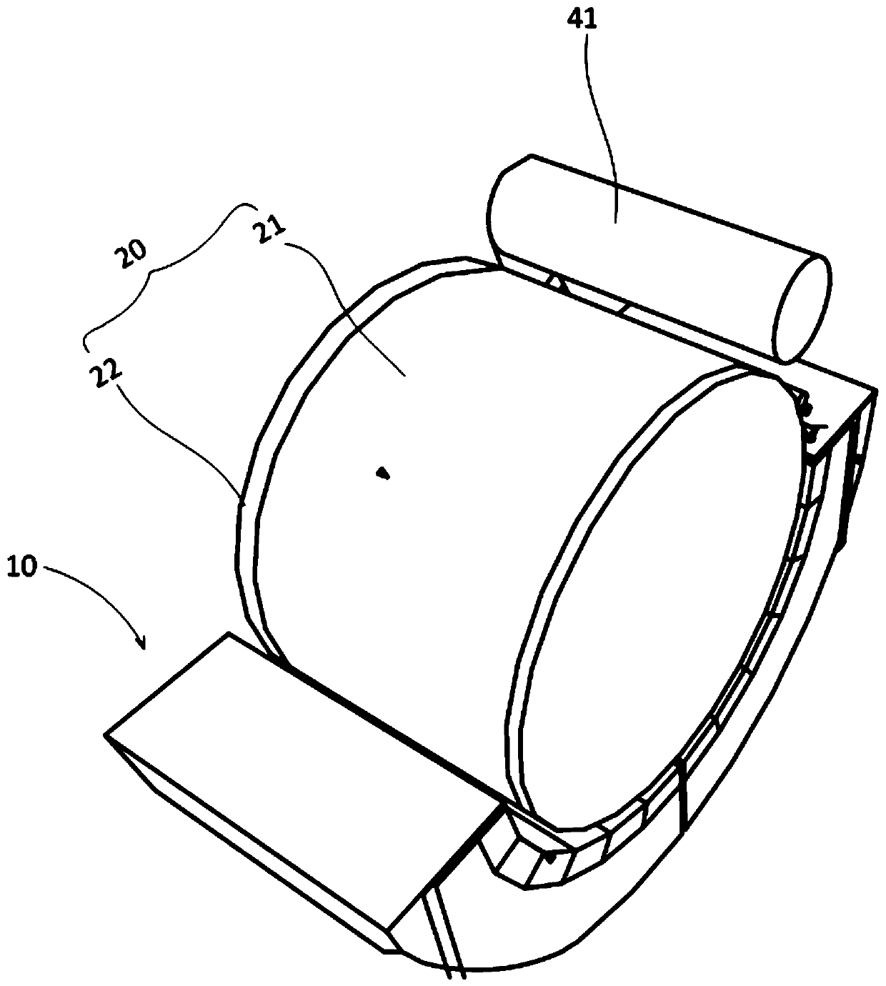 Fast drying and cooling foil production device