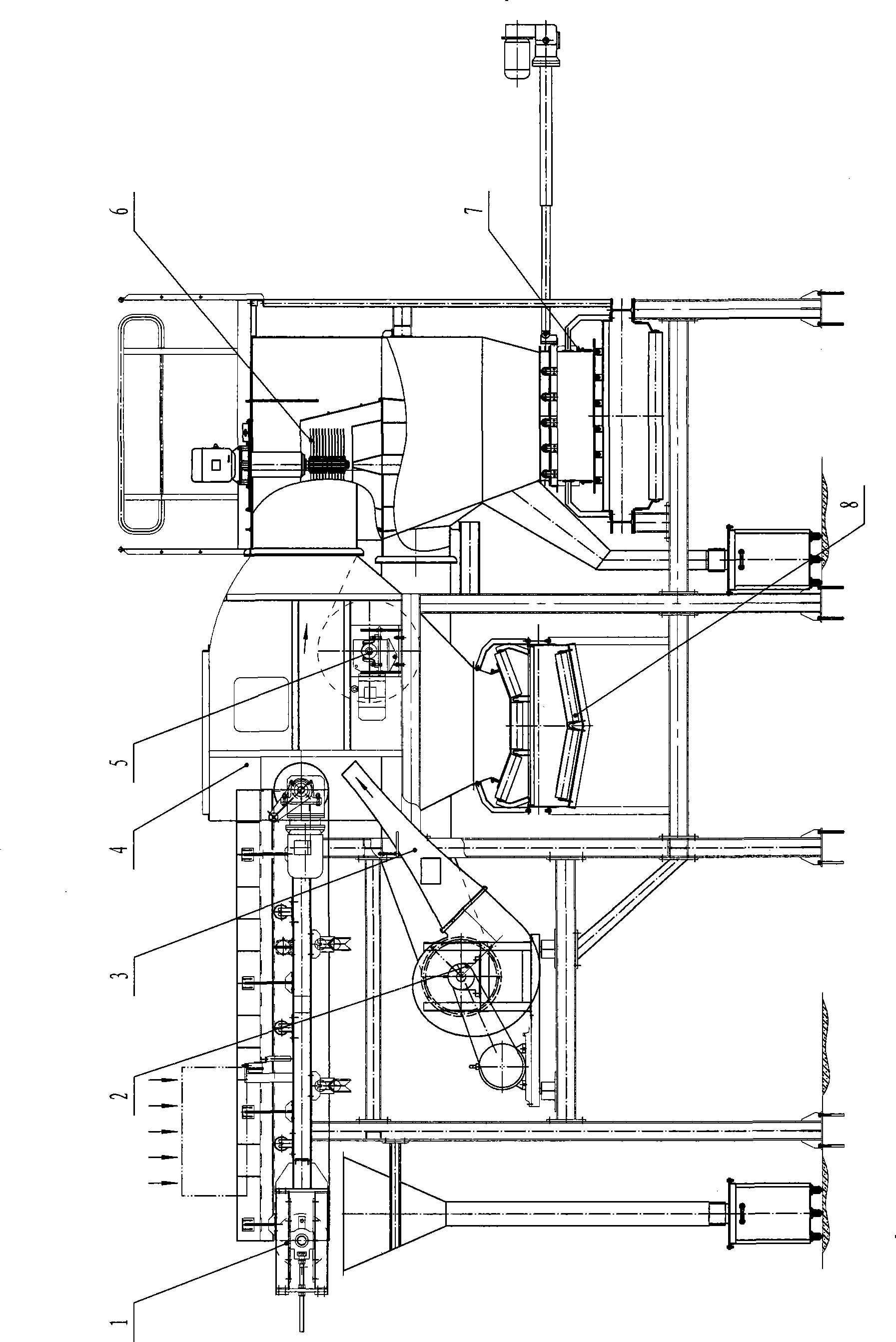 Wind power sorting device