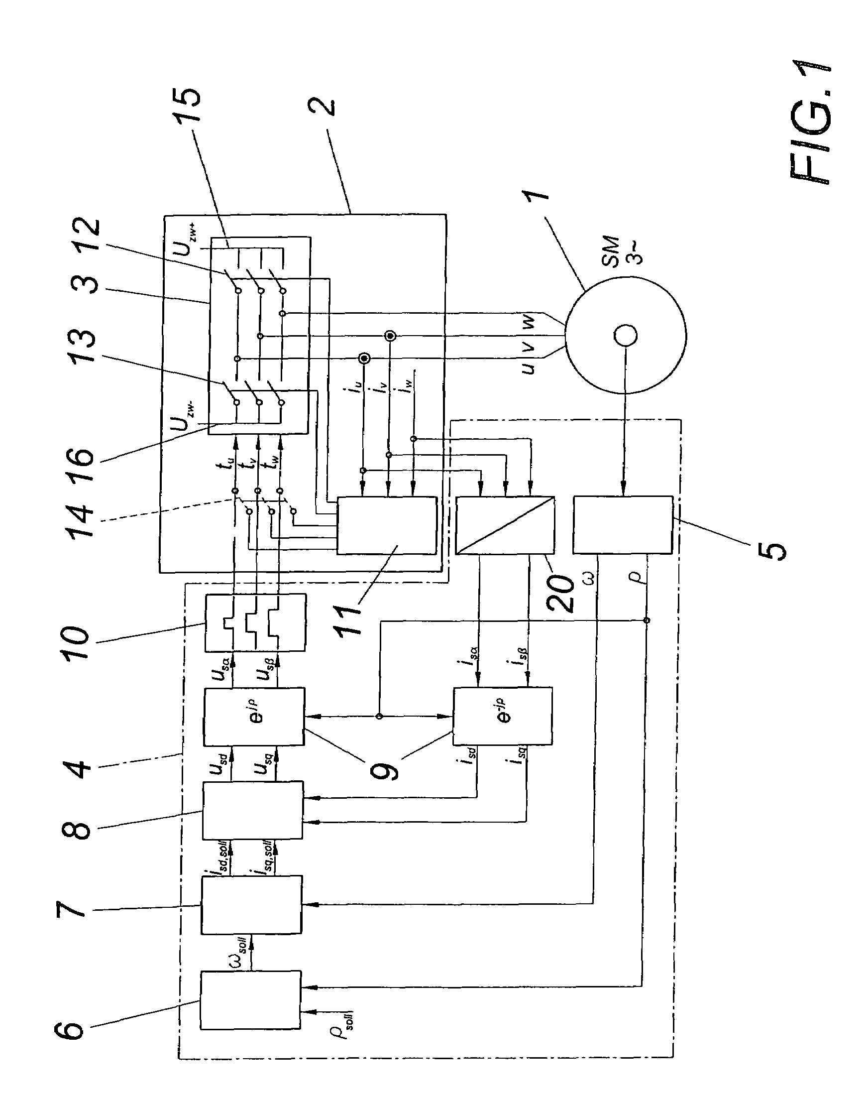 Apparatus for braking a synchronous machine