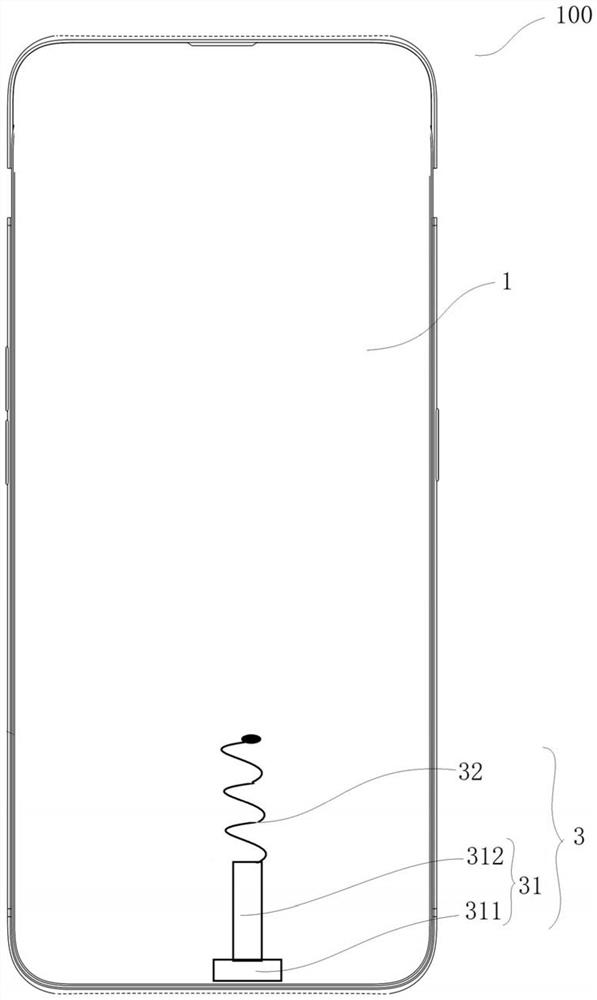 Electronic device and drop control method for electronic device