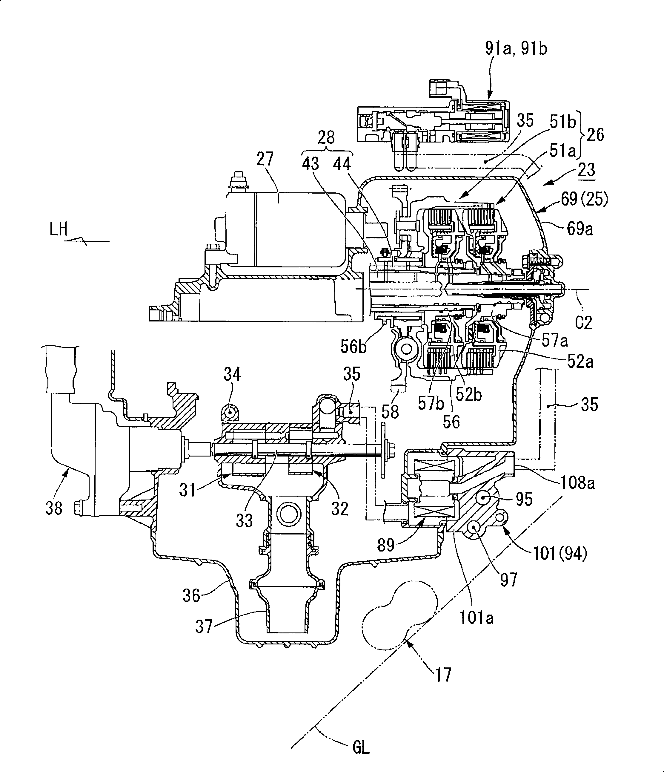 Gear shift device