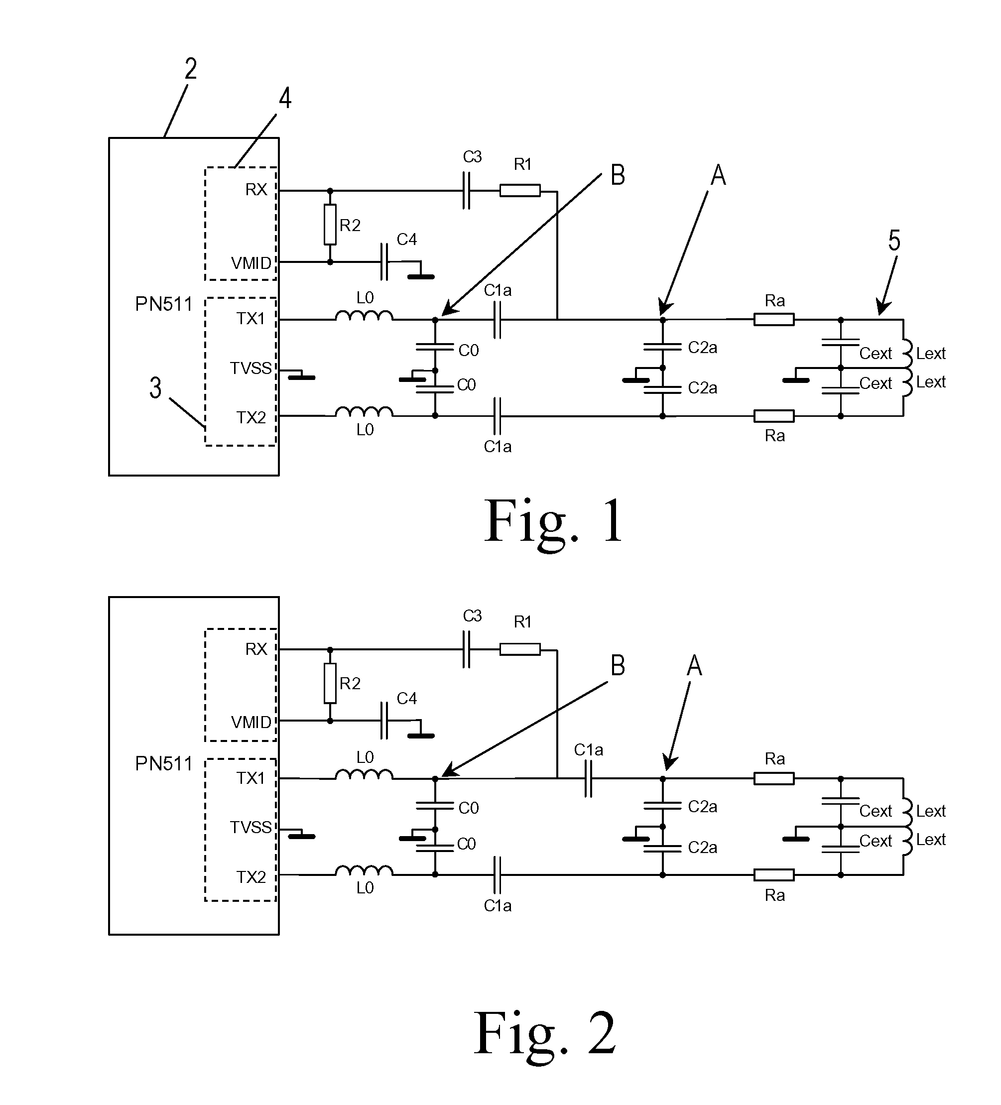 Transceiving circuit for contactless communication