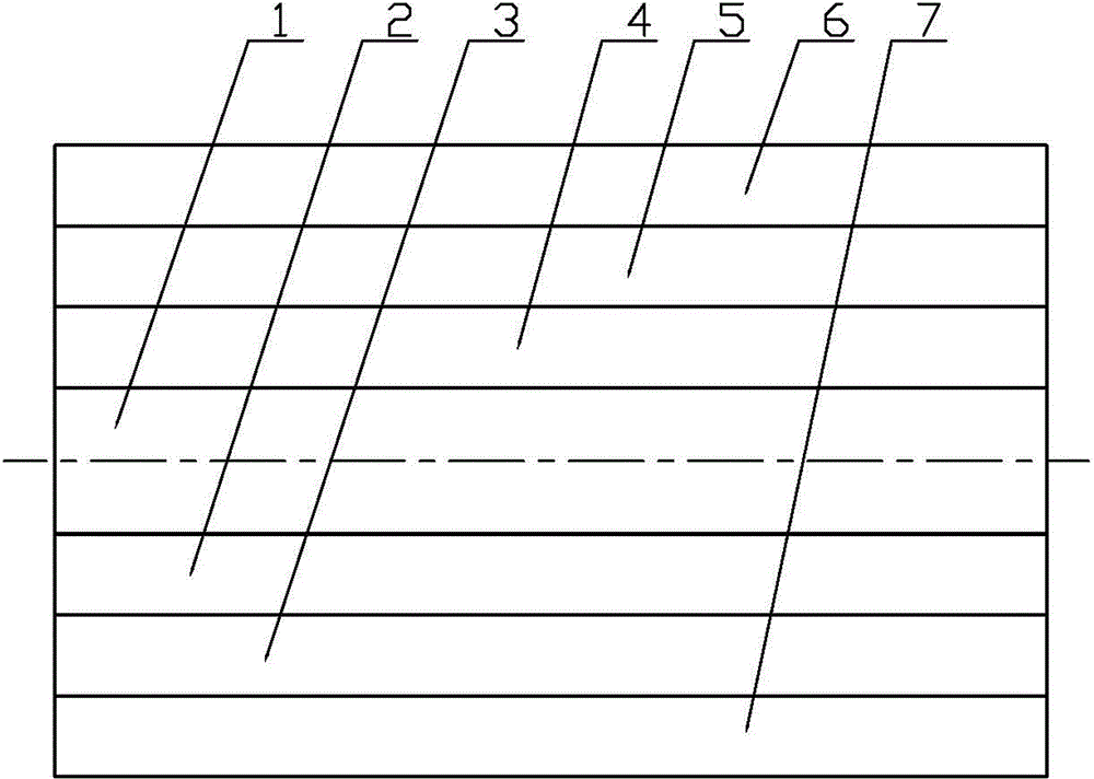 Deck type arch bridge vault padding unloading and reinforcing construction method and application