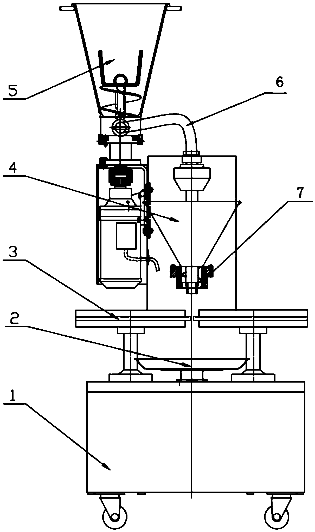 Single-screw miniature glue pudding machine