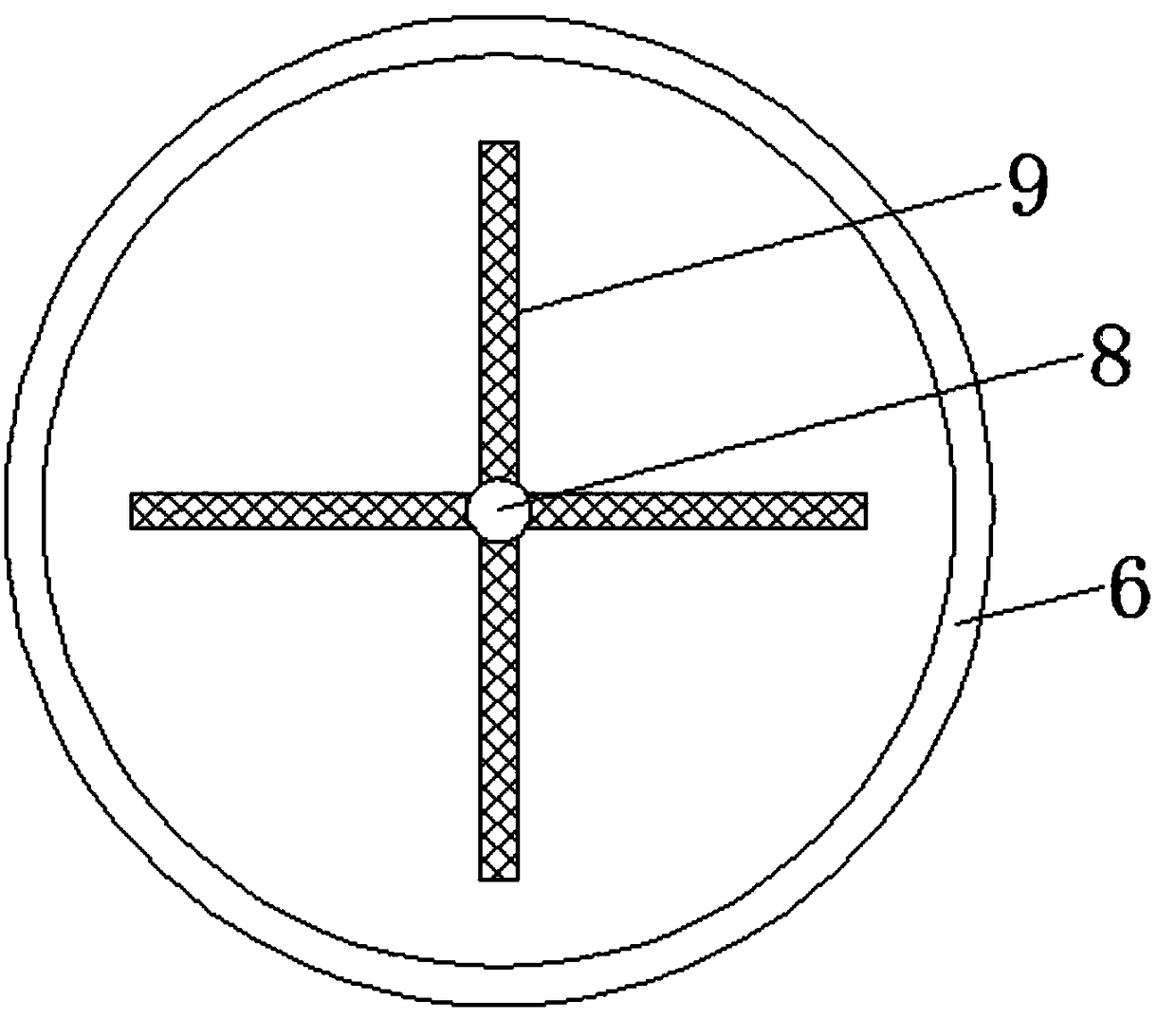 Grain drying device capable of circularly turning and applied to agricultural planting