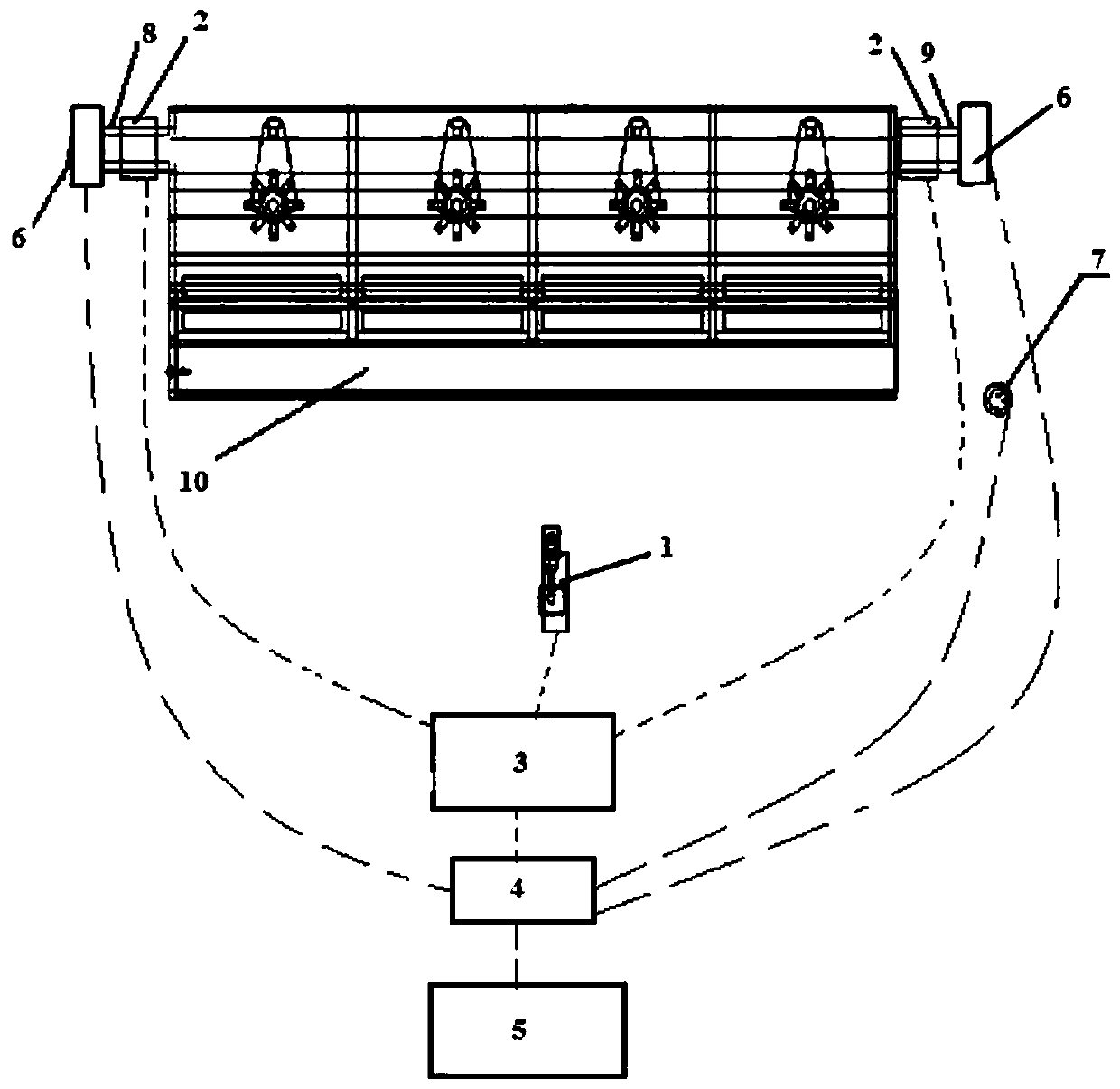 Intelligent monitoring device for ore pulp and foam fullness of flotation cell, and monitoring method thereof