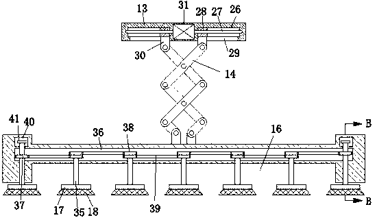 Rut mark eliminating device for concealed armored vehicle