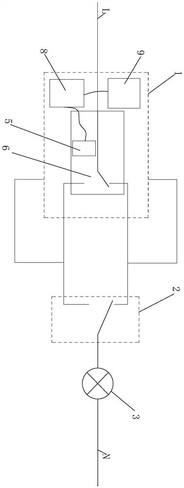 Double-control circuit of intelligent switch and mechanical switch