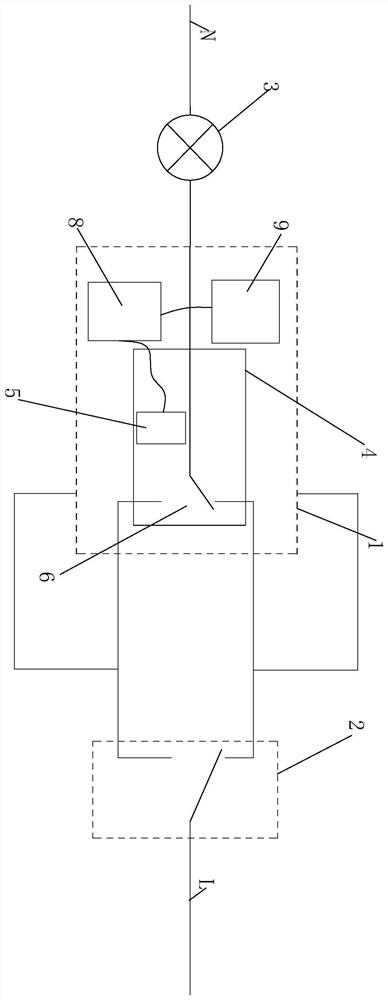 Double-control circuit of intelligent switch and mechanical switch