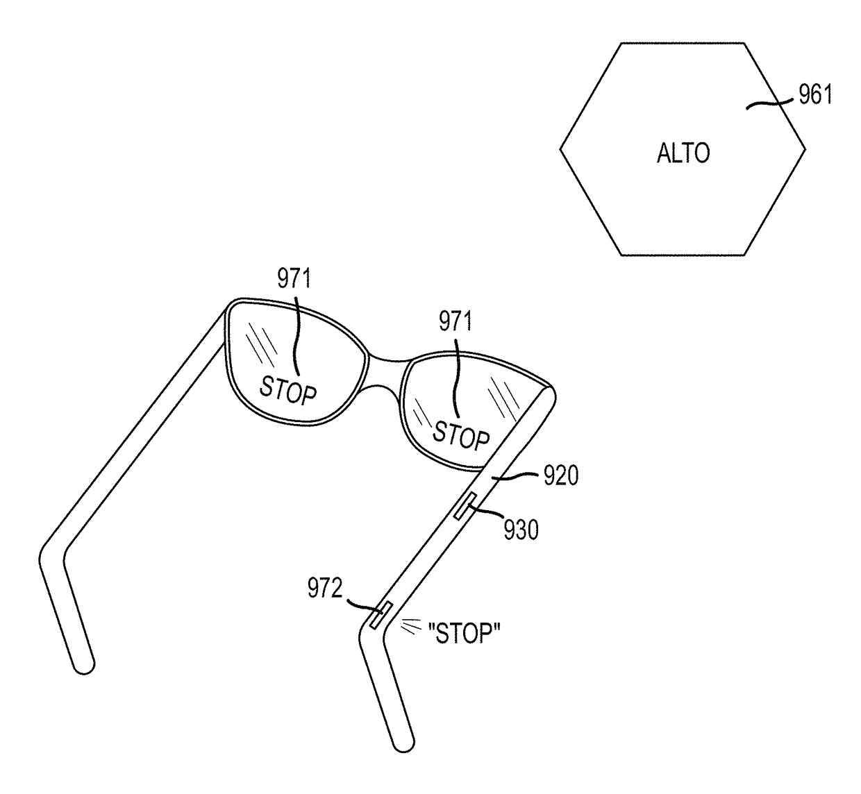 Multicomponent optical device for visual and audible translation and recognition