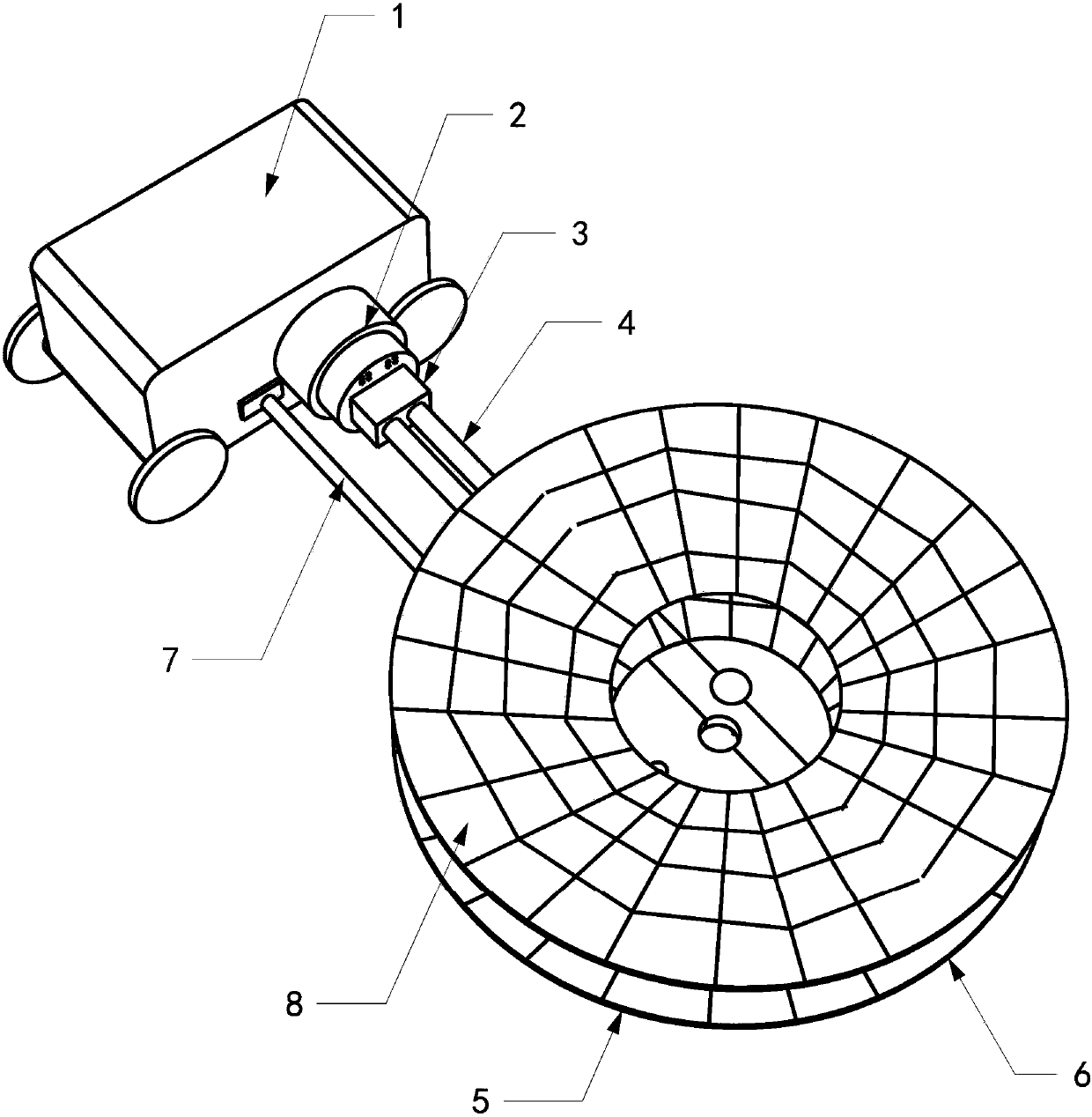 Mulberry fruitautomatic collecting and loading device