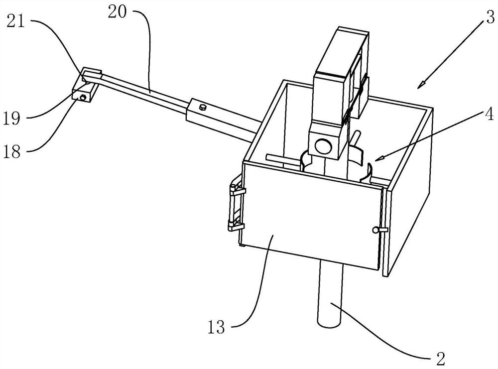 Foundation pile drilling machine