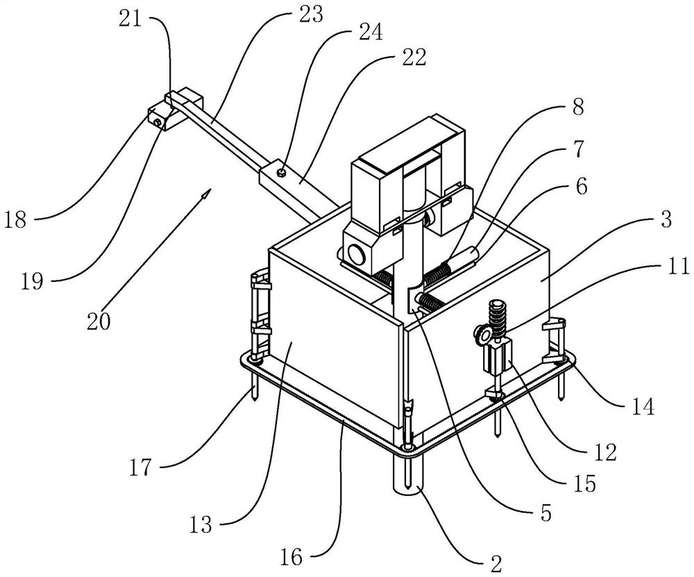 Foundation pile drilling machine