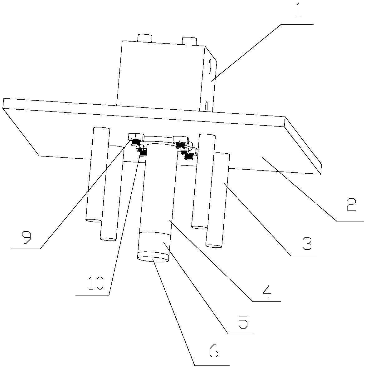 Automatic core taking mechanism and core taking method