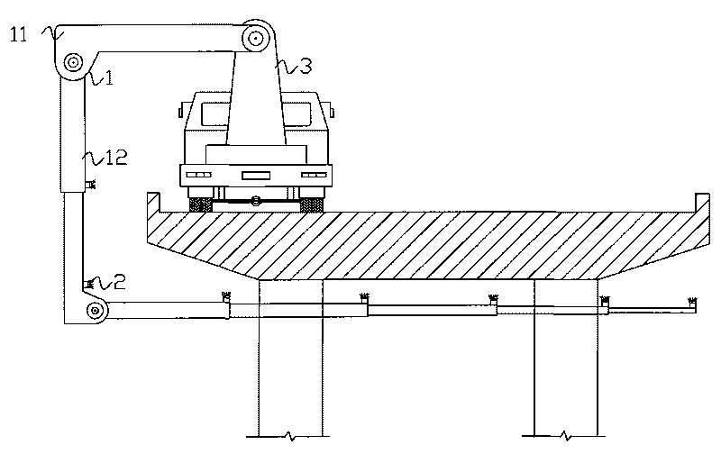 Bridge structural health monitoring car