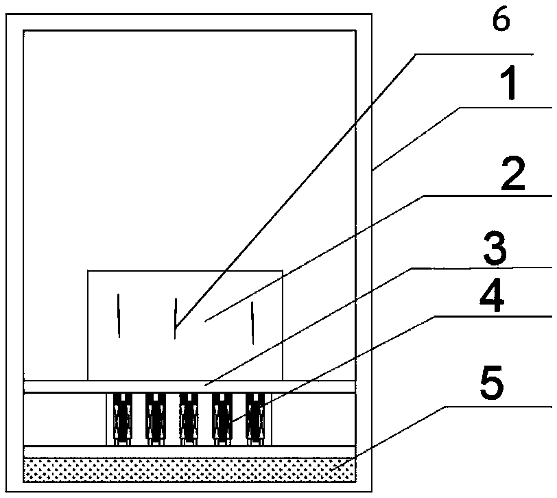 Volume force gradient loading method based on 3D (Three Dimensional) printing technology