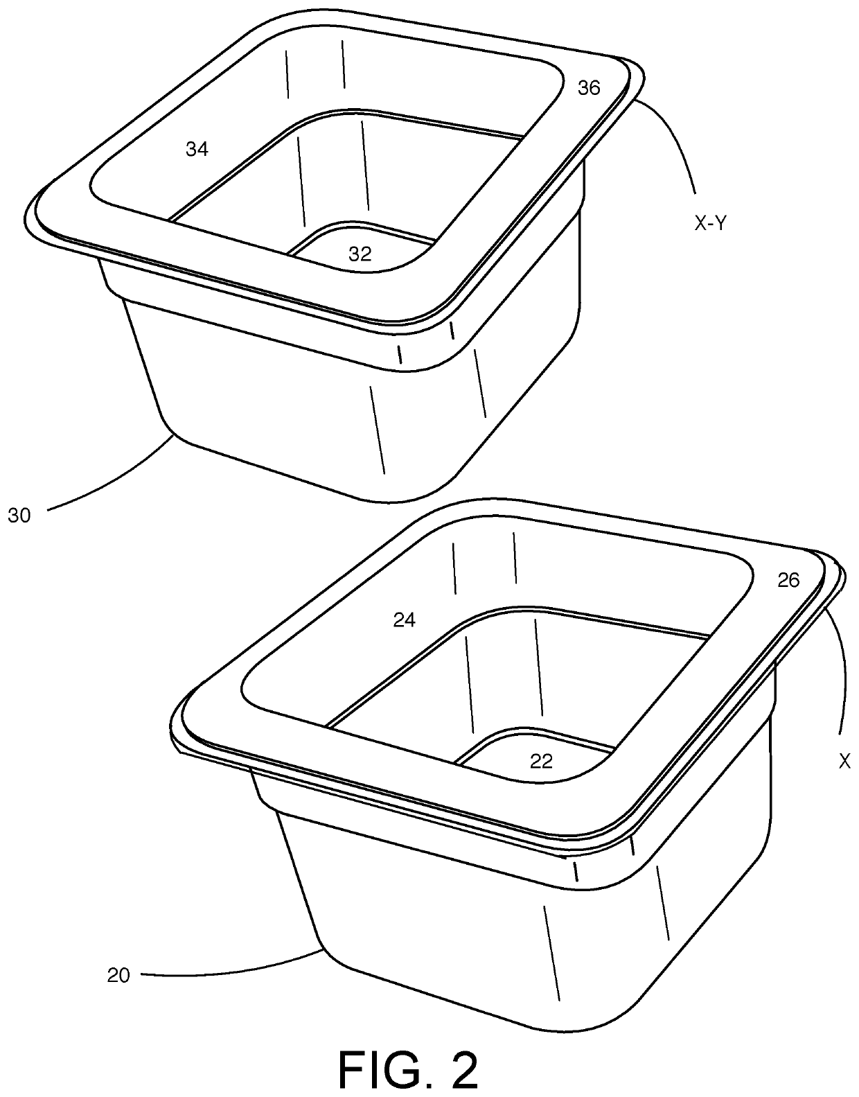 Bain-maries and cold table pan and pan liner system